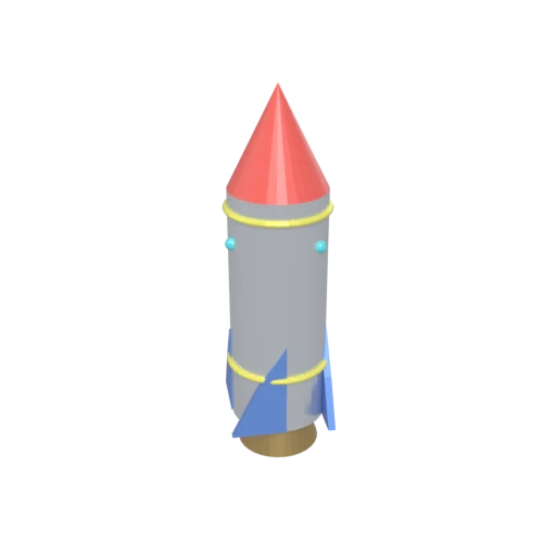 Rocket 3D model preview
